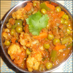 "Vegetable Kadai (GREAVY ITEMS) - 1 Plate - Click here to View more details about this Product